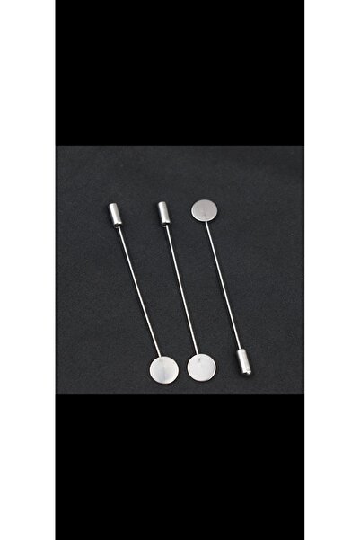 FlowerAksesuar 100 Adet - 7.5 cm Pul Kaynaklı Yaka İğnesi, Broş İğnesi, Tıpal...