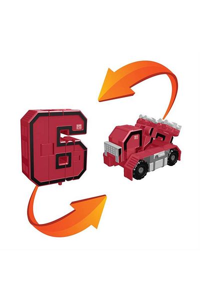 Pocket Morphers Transformable Numbers No 6 Rocket Launcher