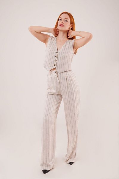 LOKADI Women's Vest Pants 2 Piece Set