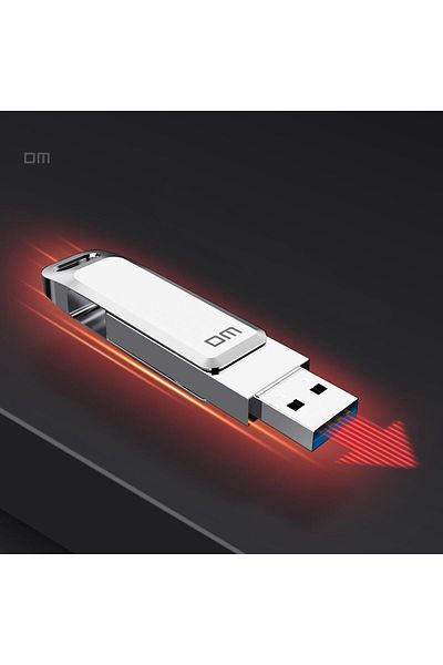 DM Pd168 معدن USB 3.1 نوع C - ذاكرة فلاش 128 جيجابايت