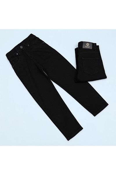 WANEX Girl's Black Mom Jeans Trousers - G598