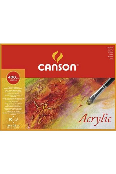 Canson 24x32 Acrylic Painting Book 400gr10yp
