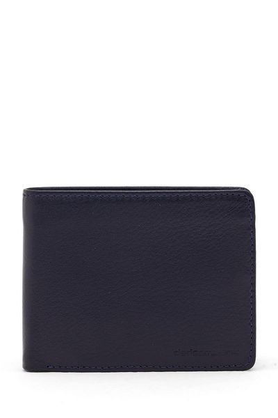 Deri Company Ανδρικό δερμάτινο πορτοφόλι Navy Blue - 113557