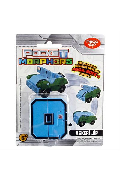 Pocket Morphers Transformable Numbers No 0 Military Jip