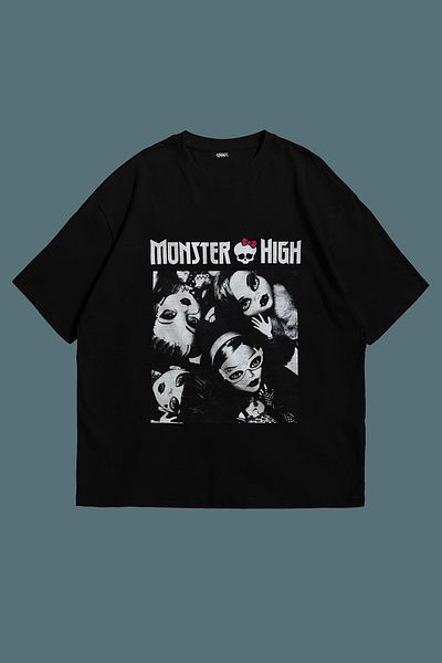Grove Fashion Tricou oversize unisex cu imprimeu Monster High