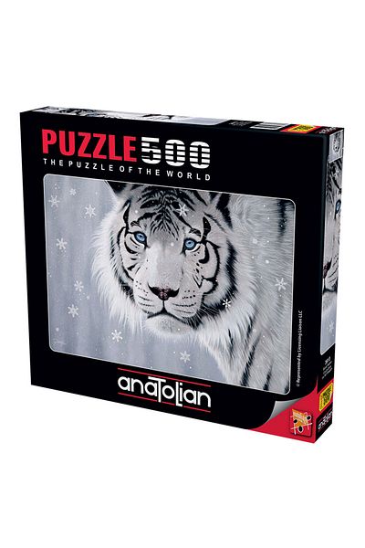Anatolian Puzzle 500 Pieces White Tiger 3613