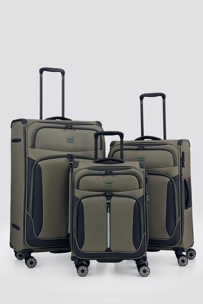 VERAGE GM23067W Kumaş 3 lü Valiz Seti