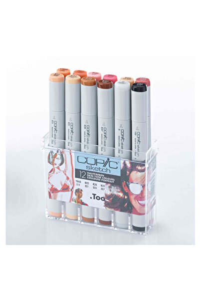 Copic Sketch Marker Seti 12li Skin Tones 21 075 705