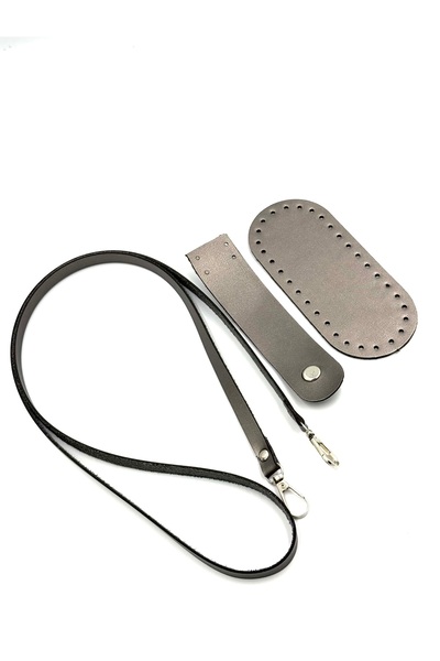 Lady Moss مجموعة حقائب الهاتف القابلة للخياطة باللون الرمادي