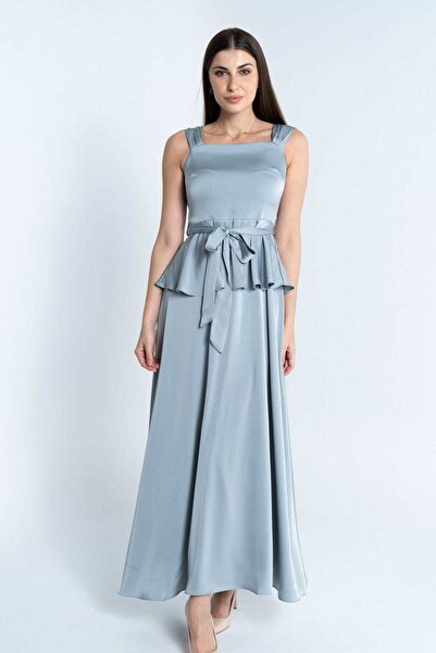 mica Two-Layered Maxi Dress with Straps