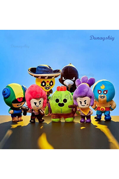 CeymSTecH Brawl Stars Oyun Karakteri EL Primo Peluş Oyuncak 22 cm