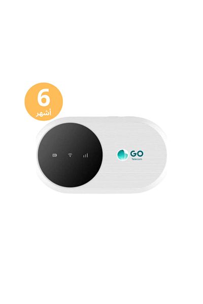 Go Mifi Router 4G with 6 Month Infinite Subscription - White E5577-320-A-6