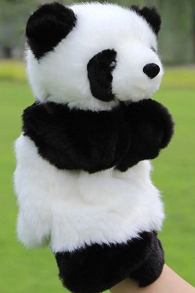 Rubi Panda Hand Puppet Plush Cute Hand Puppet Sleeping Companion