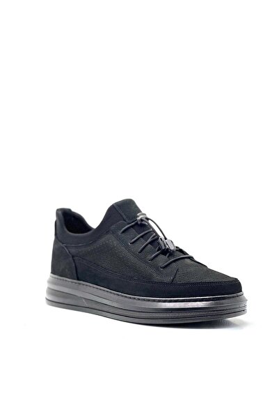 BESS SHOES Genuine Nubuck Leather Orthopedic Casual Shoes - Breathable, Sports, Lightweight and Comfortable Men's Shoes