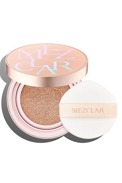 MEZCLAR MEZCLAR Skin Care Air Fit Cover Cushion (Peach) No.21, 10 g - Multifunkční polštářkový základ