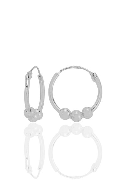 Söğütlü Silver Gümüş 14 mm italyan toplu halka küpe  SGTL12755RODAJ