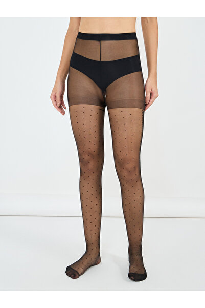 Styli 15D Polka Dot Side Detail Stockings