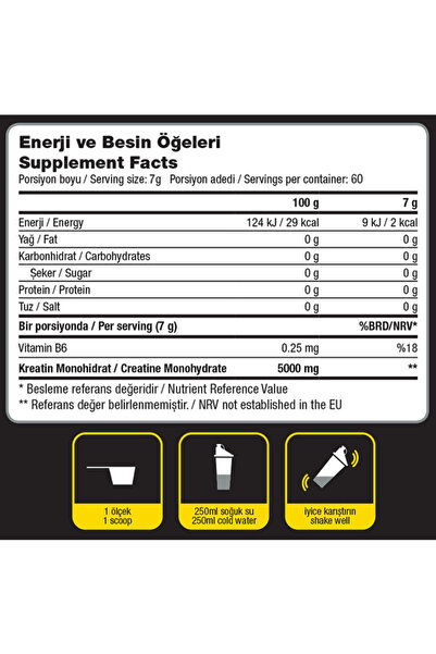 Dynamic Nutrition Ananas Aromalı - Creatine - 420 G - Monohydrate - Mikronize - 60 Servis - %100 Kreatin Monohidrat
