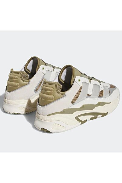 adidas Niteball Leather Unisex Shoes Khaki Hakiki Deri Unisex Günlük Spor Ayakkabısı Haki