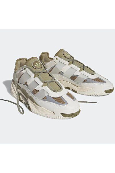 adidas Niteball Leather Unisex Shoes Khaki Hakiki Deri Unisex Günlük Spor Ayakkabısı Haki