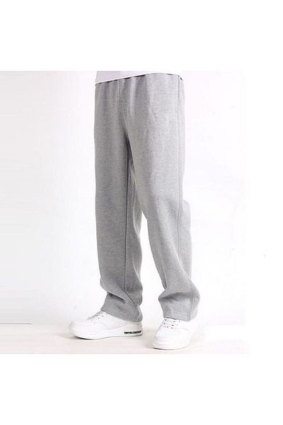 THE WHITE Men's Gray Straight Leg Winter Sweatpants