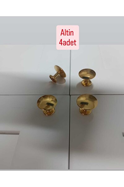 LİYAHOME METAL ALTIN MOBİLYA KAPAK ÇEKMECE MUTFAK BANYO KULPU ÇAP ÖLÇÜSÜ 25MM