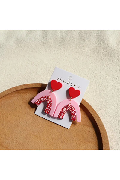 MAURA LIYUZA Heart Shape Detailed Design Earrings