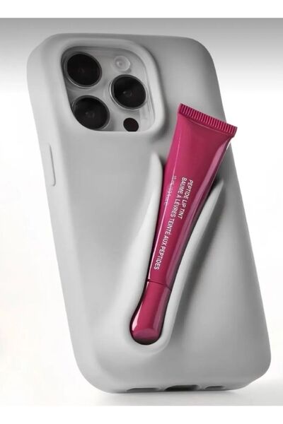 Store IPHONE 15 PRO SİYAH / GRİ RUJLU KILIF