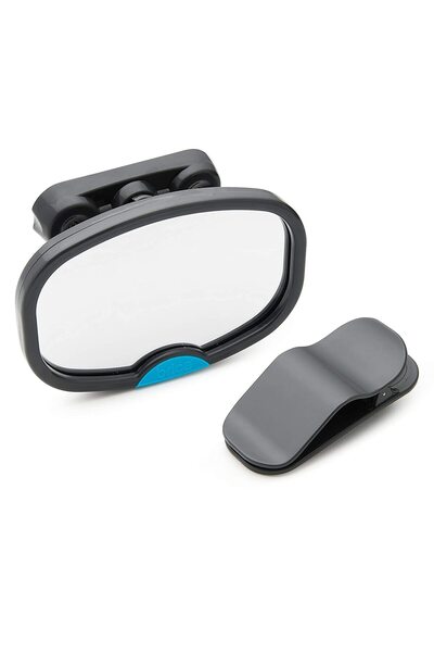Munchkin مرآة سيارة برؤية مزدوجة بريكا من مونشكين رماديMunchkinMirror