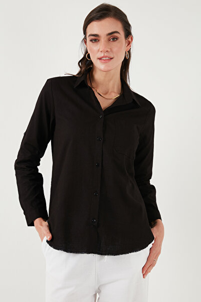 Lela Cotton Regular Fit Pocket Shirt Shirt Cf25S16992