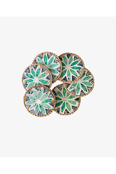 did homeware Did Harmonia Rattan Pearlescent Coasters Set of 6