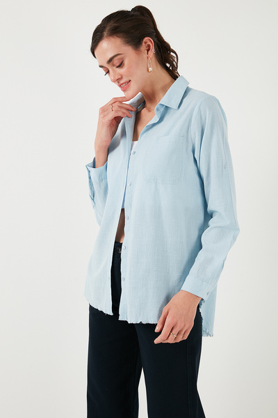 Lela Бавовняна сорочка Regular Fit з кишенями СОРОЧКА CF25S16992