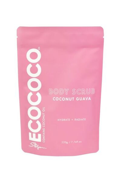 ECOCOCO مقشر جسم بخلاصة الجوافة وجوز الهند لترطيب البشرة من ايكوكوكو 220جEcococo