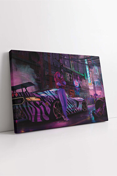 KOSS Dijital Cyberpunk Universe Computer Game Dodge Viper Pictură decorativă ...