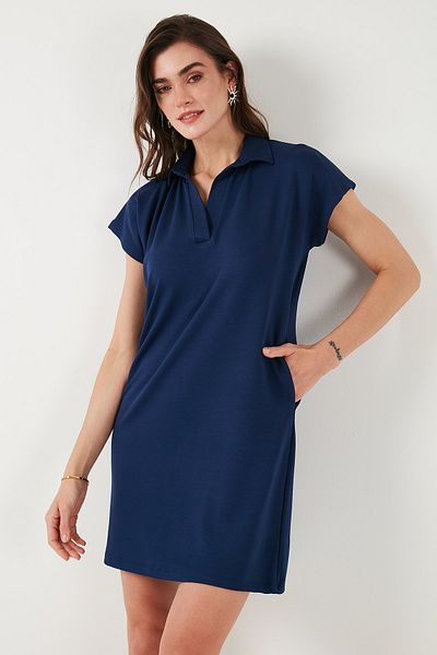 Lela Μίνι φόρεμα με κανονική εφαρμογή Polo Neck DRESS 5866153