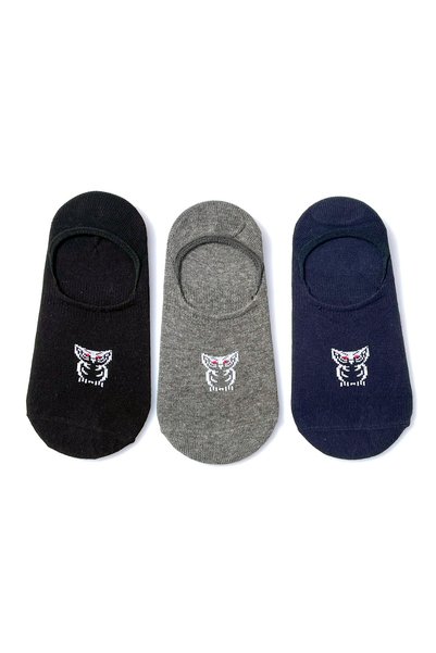 redowl 3-Piece Cotton Non-Slip Ballerina Socks