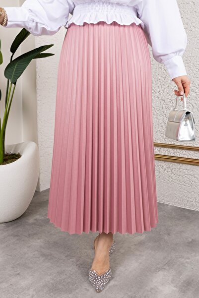 HİRA LİFE FASHİON Îmbrăcăminte islamică pentru femei și fustă lungă plisată c...