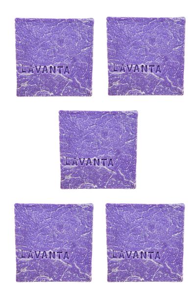 ASTERA 5 Natural Lavender Soaps - Handmade