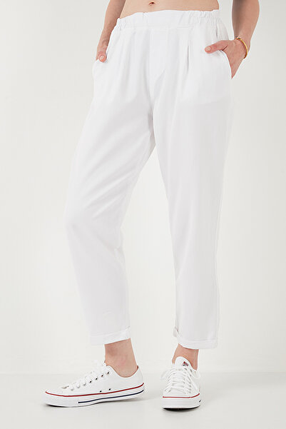 Lela Сlim Fit Нормальний пояс Труси з прямими штанинами ШТАНИ 668YP5372