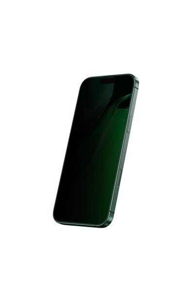 Green Lion زجاج 3D سيليكون بلس لحماية الخصوصية المتقدمة لهاتف آيفون 16 برو ما...