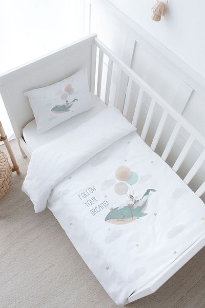Tuğba Kuğu Whale's Dreams Iconic Duvet Cover Set - 100X150