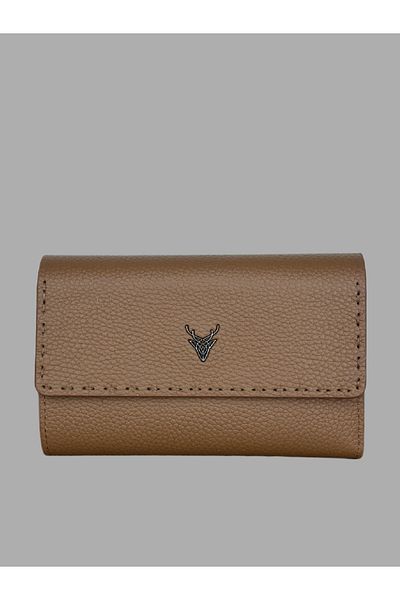 Ahıska Deri Ahıska Saraç Stitched Women's Leather Wallet 9708
