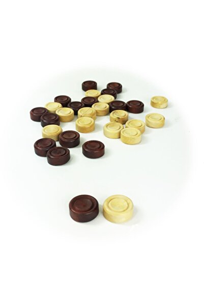 Helena Wood Art Handmade Boxwood Mini Backgammon Scale 17mm