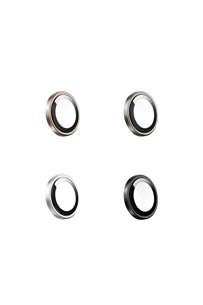 Green Lion عدسة كاميرا سيليكون 16 Pro/Pro Max - أسود