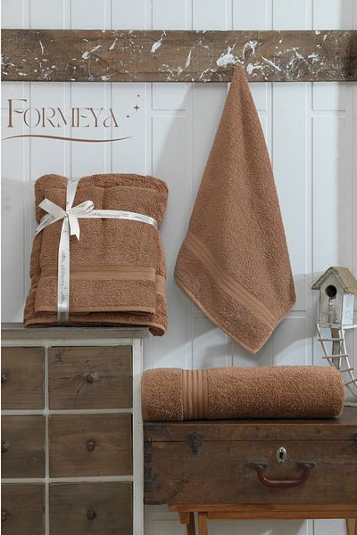 Formeya 2-teiliges Badetuch-Set in Übergröße