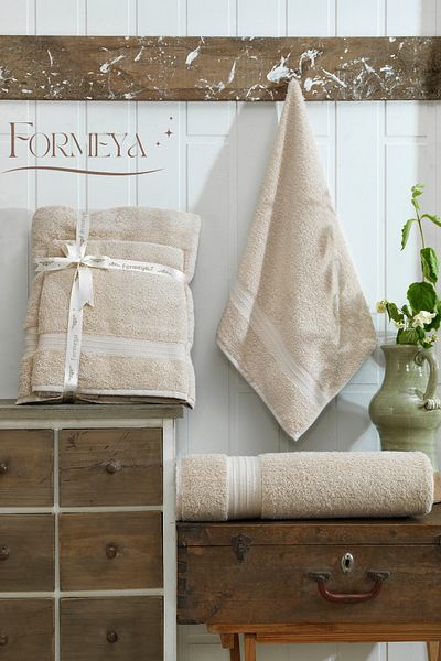Formeya 2-teiliges Badetuch-Set in Übergröße