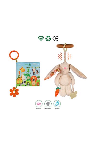 Been My First Activity Book with Rabbit Pattern + My Vibrating Road Companion