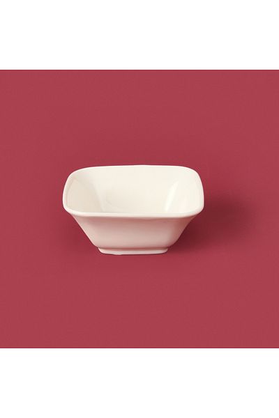 Paçi Oval Square Sauce Bowl - White - 7 cm