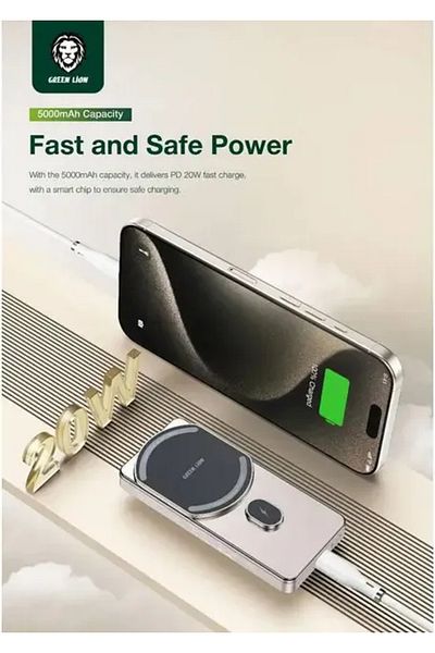 Green Lion Milton 10000Mah Powerbank - Titanium