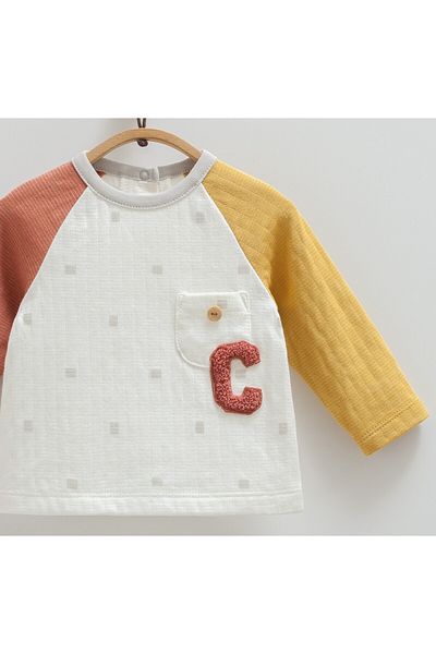 Caramell Baby 100% Cotton Set for Season 2025 - 1-3, 3-6, 6-9, 9-12 Months with Booties and Pocket Detail